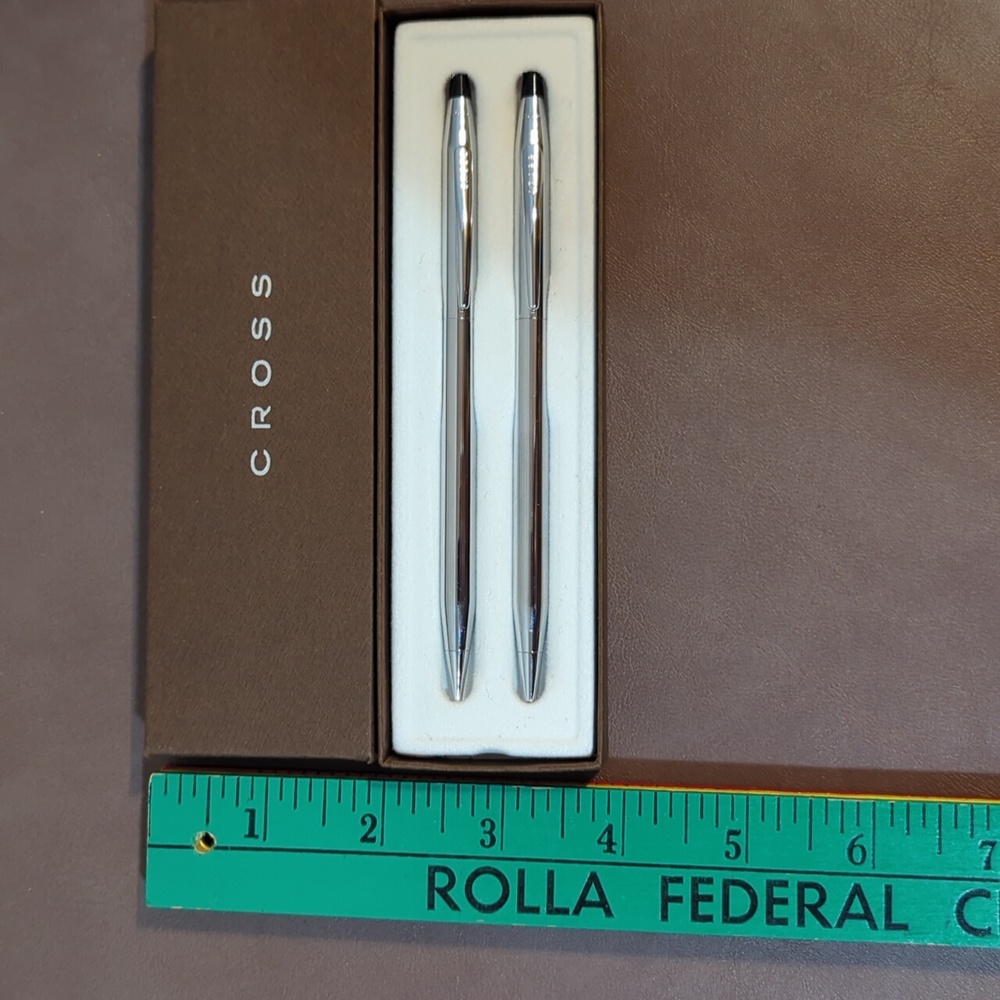 Cross Pen And Pencil Set In Original Box With Paperwork - Picture 6 of 8